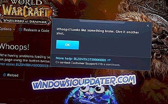 Arreglo: error de World of Warcraft BLZBNTAGT00000BB8