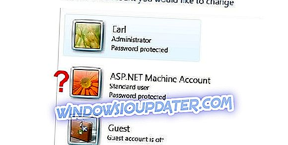 Correction: mot de passe ASP.NET MACHINE ACCOUNT sous Windows 10, 8.1