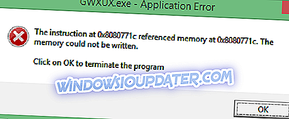 Jak opravit chyby aplikace GWXUX.exe v systému Windows 10