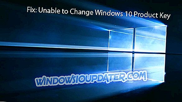 FIX: Windows 10 उत्पाद कुंजी को बदलने में असमर्थ