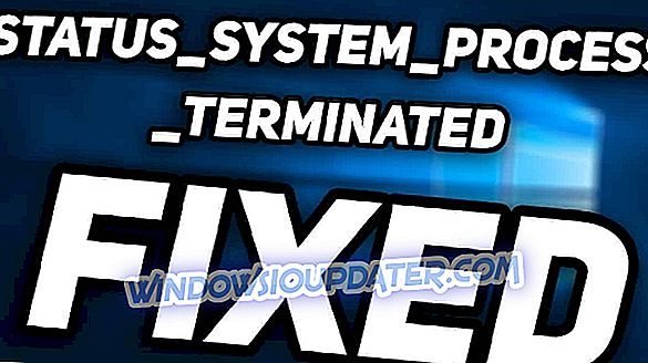 Fix: Status-systemproces afsluttet fejl på Windows 10