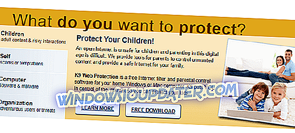 CORRECÇÃO: Problemas de modo de segurança com K9 Web Protection no Windows 10, 8.1