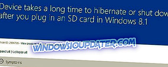Nach dem Einstecken der SD-Karte dauert es lange, bis Windows 8.1 / Windows 10 in den Ruhezustand versetzt / heruntergefahren wird