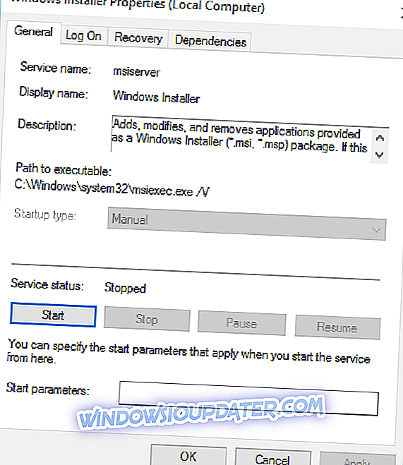 حل مشكلة ظهور رسالة windows installer