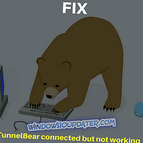 Co dělat, když je TunnelBear připojen, ale nefunguje