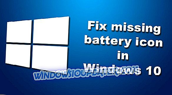 Fix: Missande batteriikonen i Windows 10